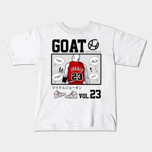 Michael Jordan manga style Kids T-Shirt